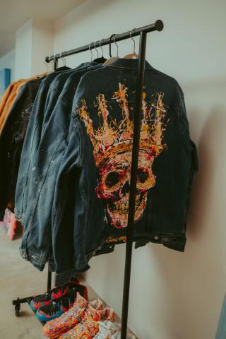 sample of Chris Gocong's art on jackets